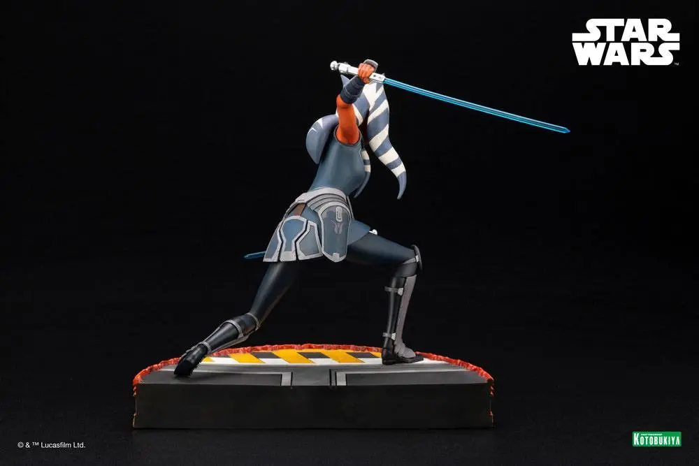 Star Wars The Clone Wars ARTFX PVC Statue 1/7 Ahsoka Tano Escape from the Clones 24 cm termékfotó