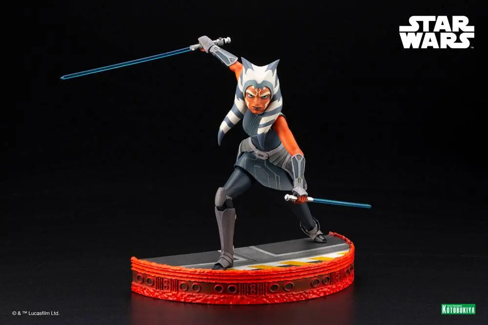 Star Wars The Clone Wars ARTFX PVC Statue 1/7 Ahsoka Tano Escape from the Clones 24 cm termékfotó