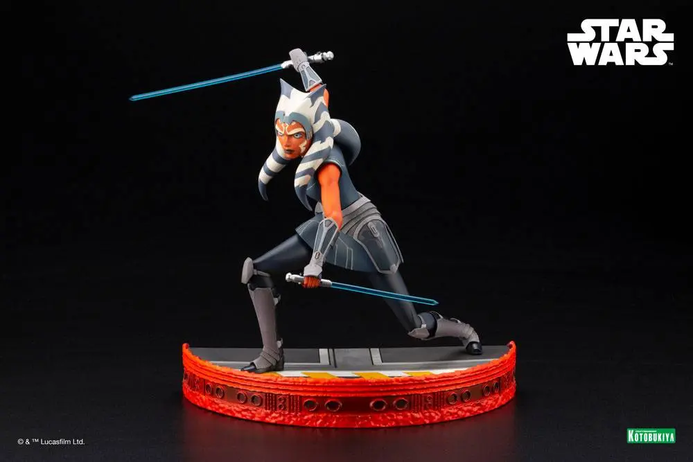 Star Wars The Clone Wars ARTFX PVC Statue 1/7 Ahsoka Tano Escape from the Clones 24 cm termékfotó