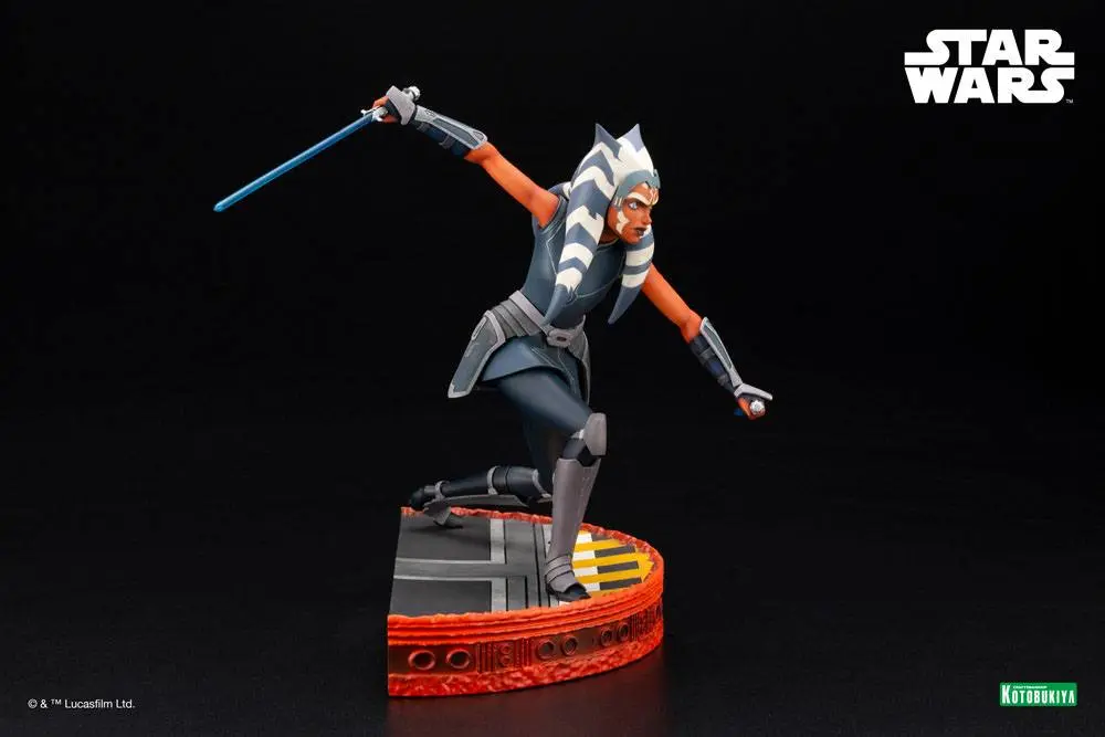 Star Wars The Clone Wars ARTFX PVC Statue 1/7 Ahsoka Tano Escape from the Clones 24 cm termékfotó