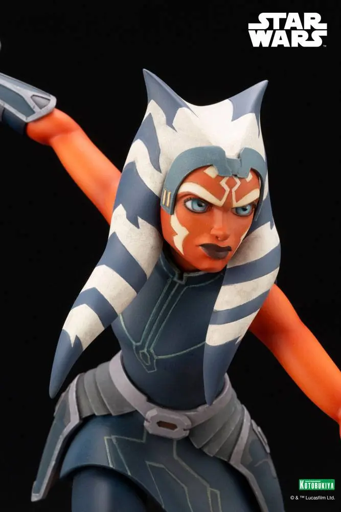 Star Wars The Clone Wars ARTFX PVC Statue 1/7 Ahsoka Tano Escape from the Clones 24 cm termékfotó