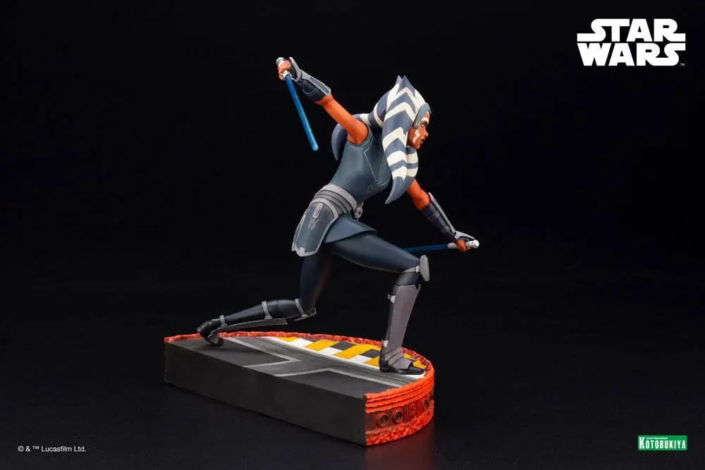 Star Wars The Clone Wars ARTFX PVC Statue 1/7 Ahsoka Tano Escape from the Clones 24 cm termékfotó