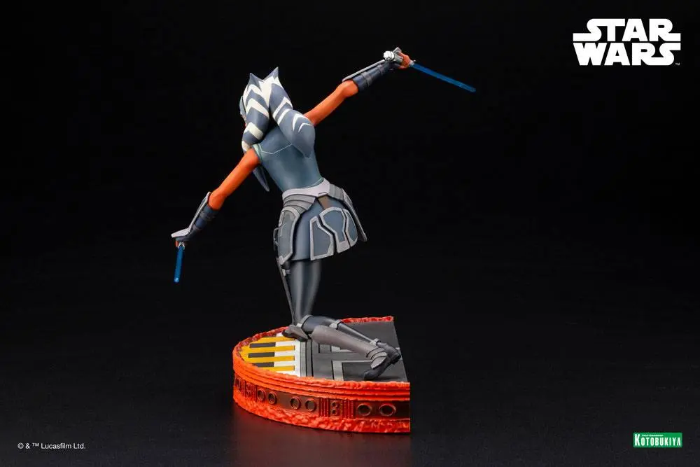 Star Wars The Clone Wars ARTFX PVC Statue 1/7 Ahsoka Tano Escape from the Clones 24 cm termékfotó