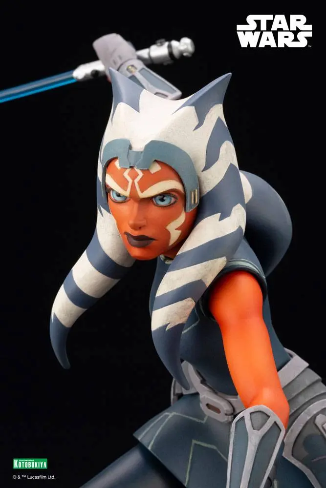 Star Wars The Clone Wars ARTFX PVC Statue 1/7 Ahsoka Tano Escape from the Clones 24 cm termékfotó