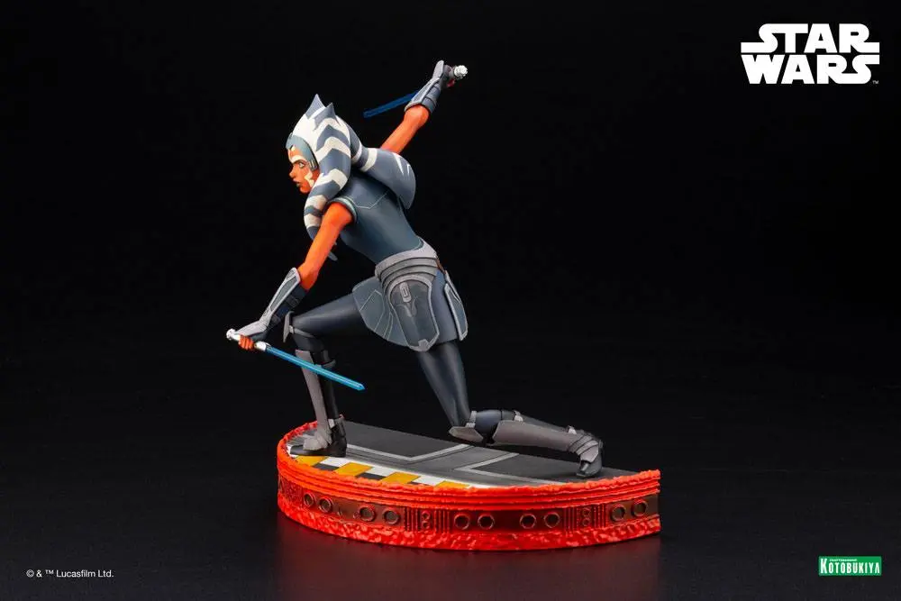 Star Wars The Clone Wars ARTFX PVC Statue 1/7 Ahsoka Tano Escape from the Clones 24 cm termékfotó