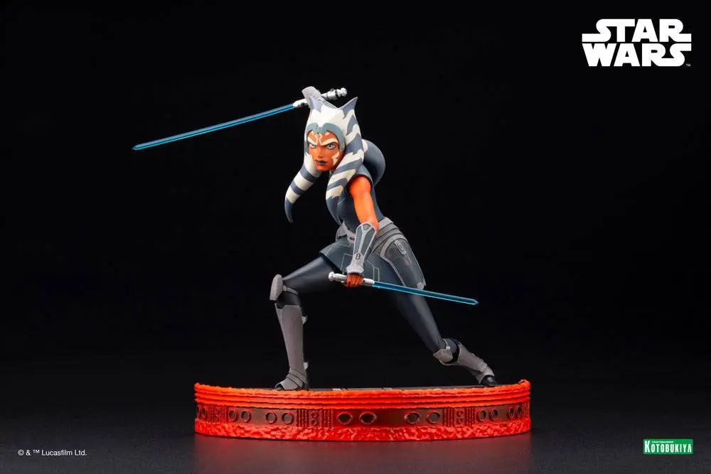 Star Wars The Clone Wars ARTFX PVC Statue 1/7 Ahsoka Tano Escape from the Clones 24 cm termékfotó