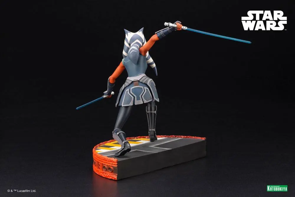 Star Wars The Clone Wars ARTFX PVC Statue 1/7 Ahsoka Tano Escape from the Clones 24 cm termékfotó