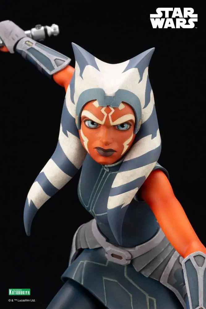 Star Wars The Clone Wars ARTFX PVC Statue 1/7 Ahsoka Tano Escape from the Clones 24 cm termékfotó