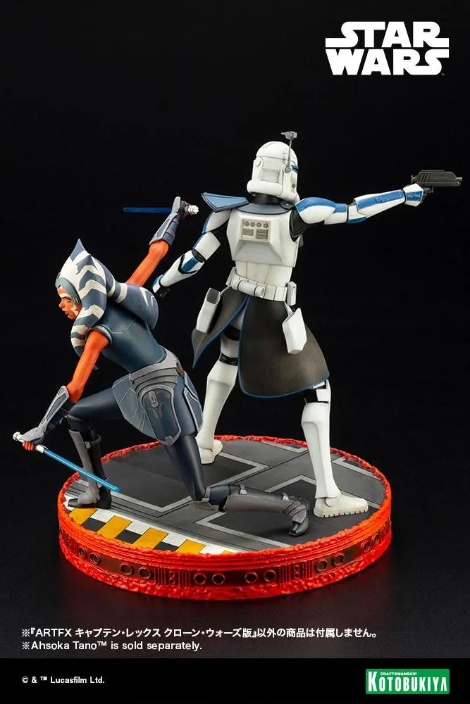 Star Wars The Clone Wars ARTFX 1/7 Captain Rex Escape from the Clones PVC szobor figura 28 cm termékfotó