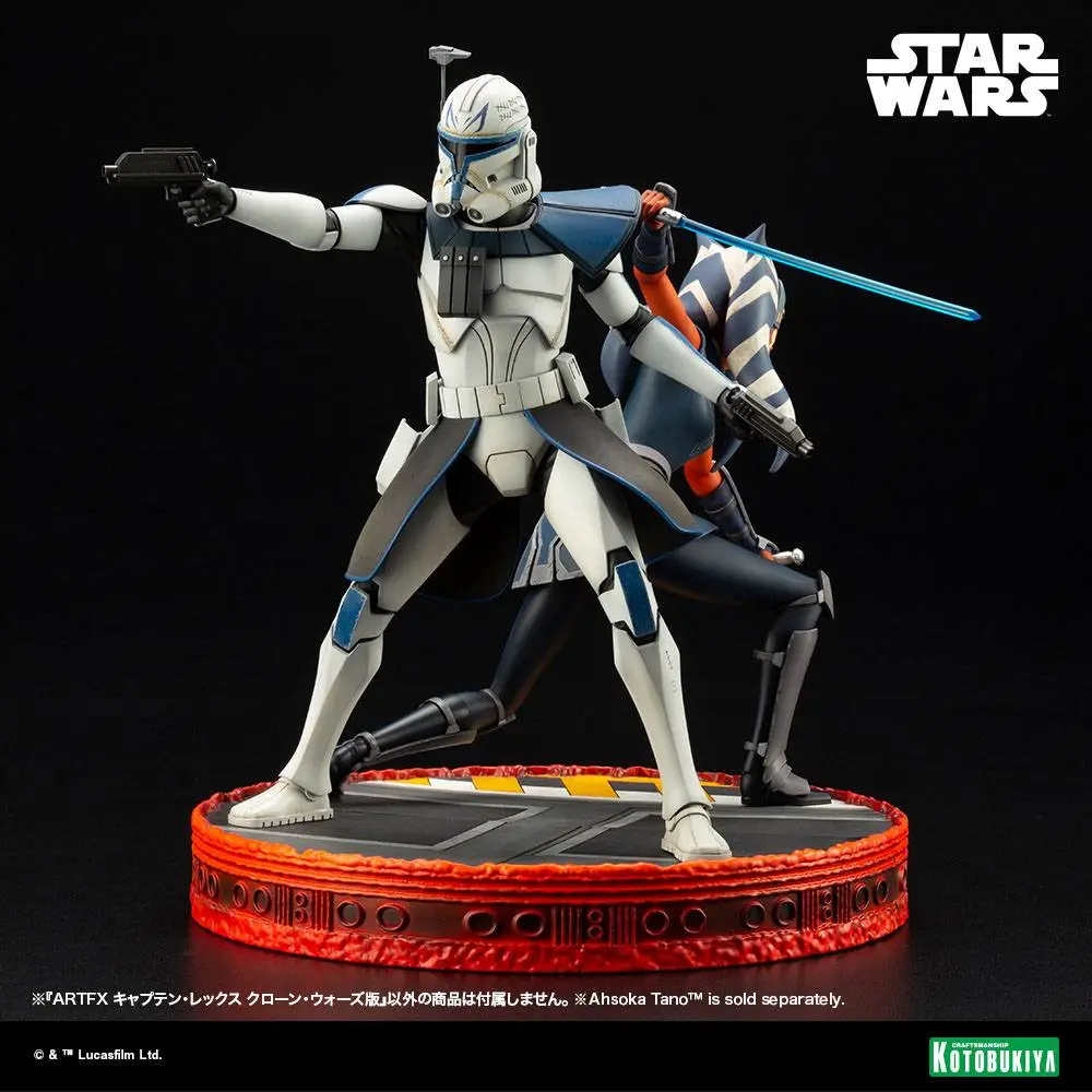 Star Wars The Clone Wars ARTFX 1/7 Captain Rex Escape from the Clones PVC szobor figura 28 cm termékfotó