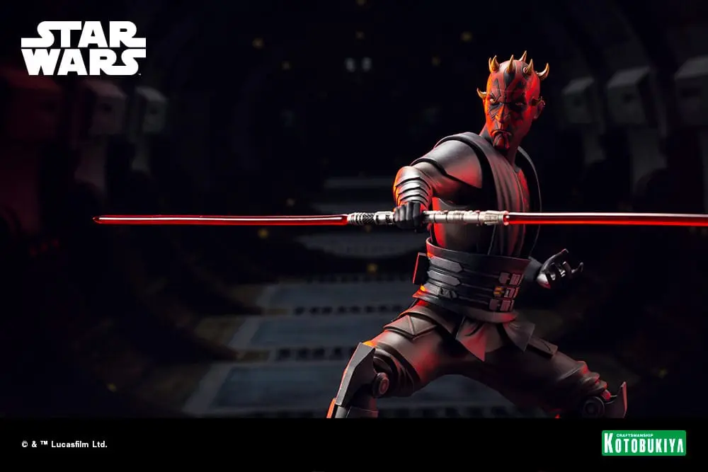 Star Wars The Clone Wars ARTFX 1/7 Darth Maul PVC szobor figura 26 cm termékfotó