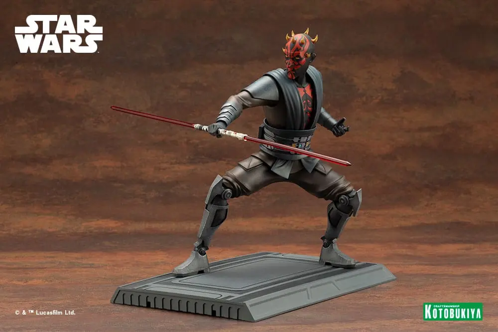 Star Wars The Clone Wars ARTFX 1/7 Darth Maul PVC szobor figura 26 cm termékfotó