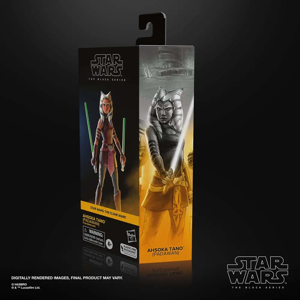 Star Wars: The Clone Wars Black Series Ahsoka Tano (Padawan) akciófigura 15 cm termékfotó