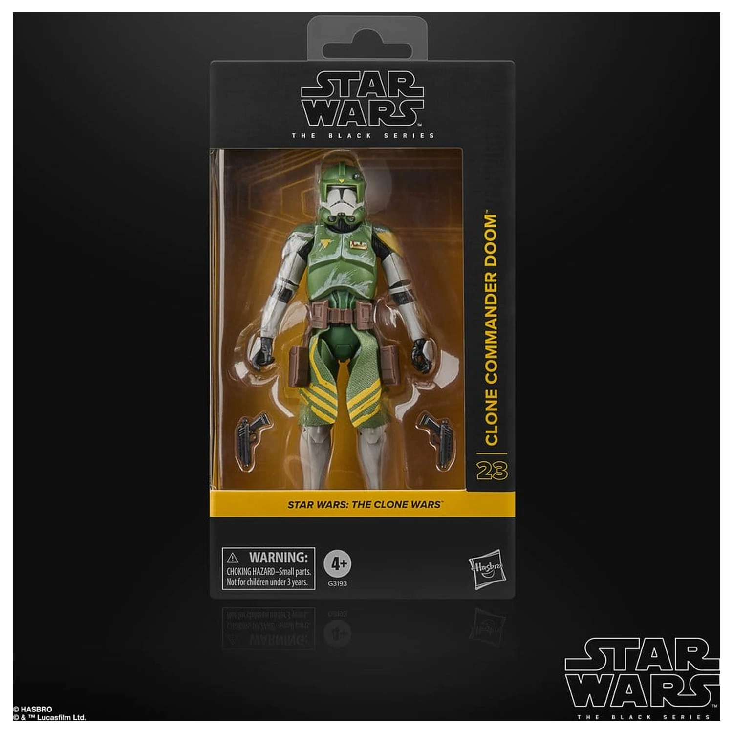 Star Wars: The Clone Wars Black Series Clone Commander Doom akciófigura 15 cm termékfotó
