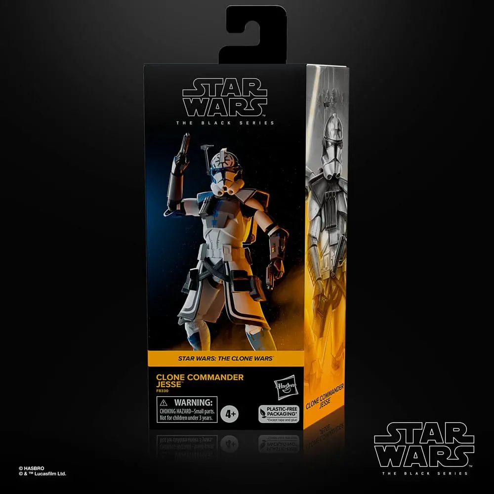 Star Wars: The Clone Wars Black Series Clone Commander Jesse akciófigura 15 cm termékfotó