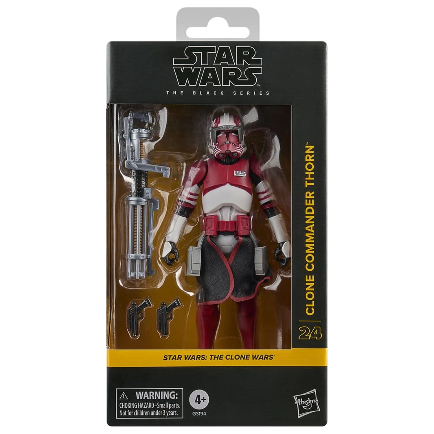 Star Wars: The Clone Wars Black Series Clone Commander Thorn akciófigura 15 cm termékfotó