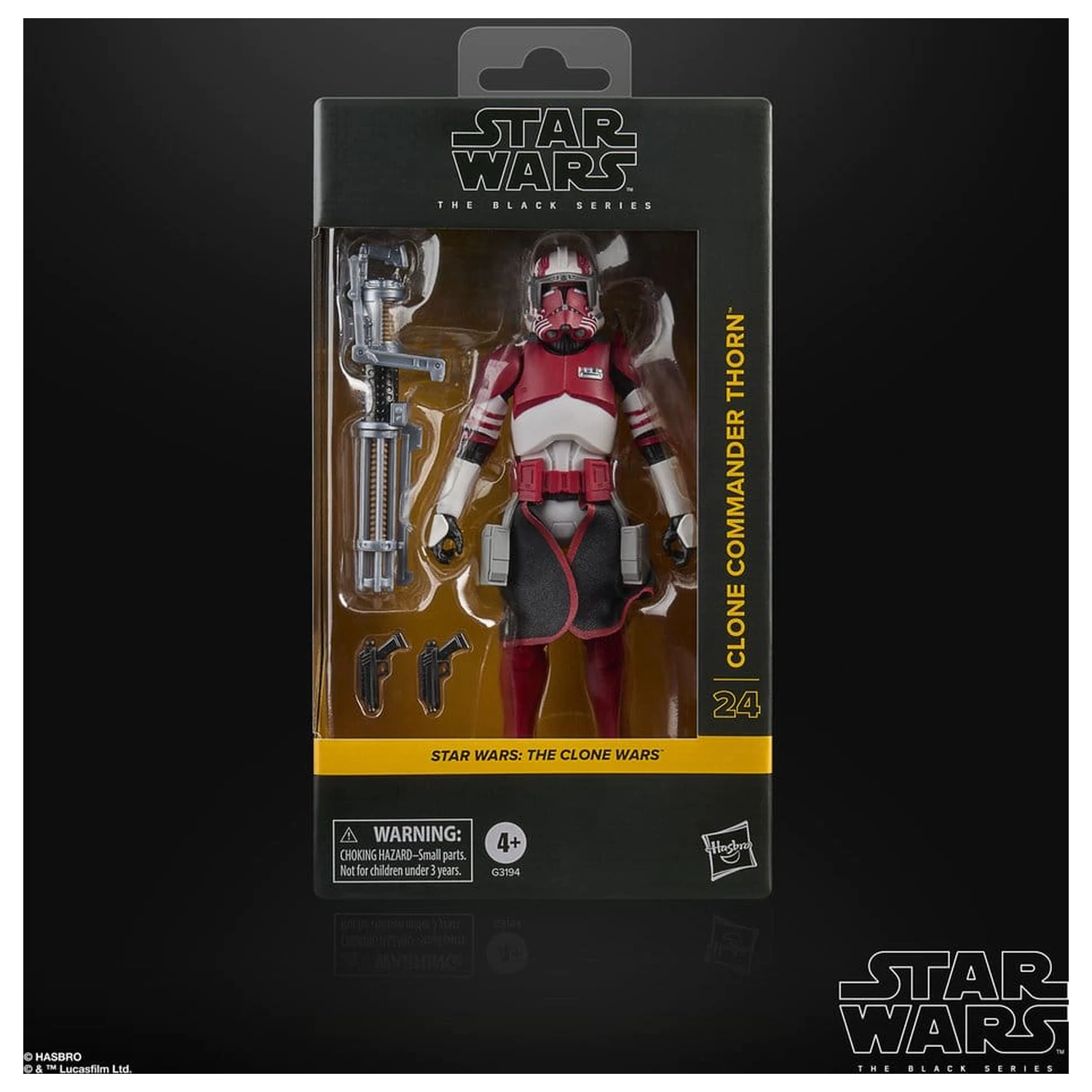 Star Wars: The Clone Wars Black Series Clone Commander Thorn akciófigura 15 cm termékfotó