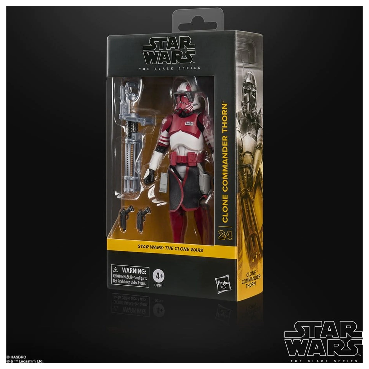 Star Wars: The Clone Wars Black Series Clone Commander Thorn akciófigura 15 cm termékfotó