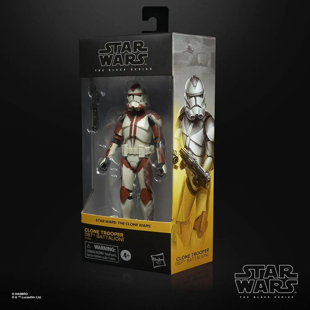 Star Wars: The Clone Wars Black Series Clone Trooper (187th Battalion) akciófigura 15 cm termékfotó