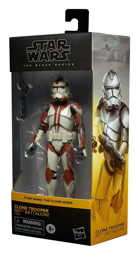 Star Wars: The Clone Wars Black Series Clone Trooper (187th Battalion) akciófigura 15 cm termékfotó