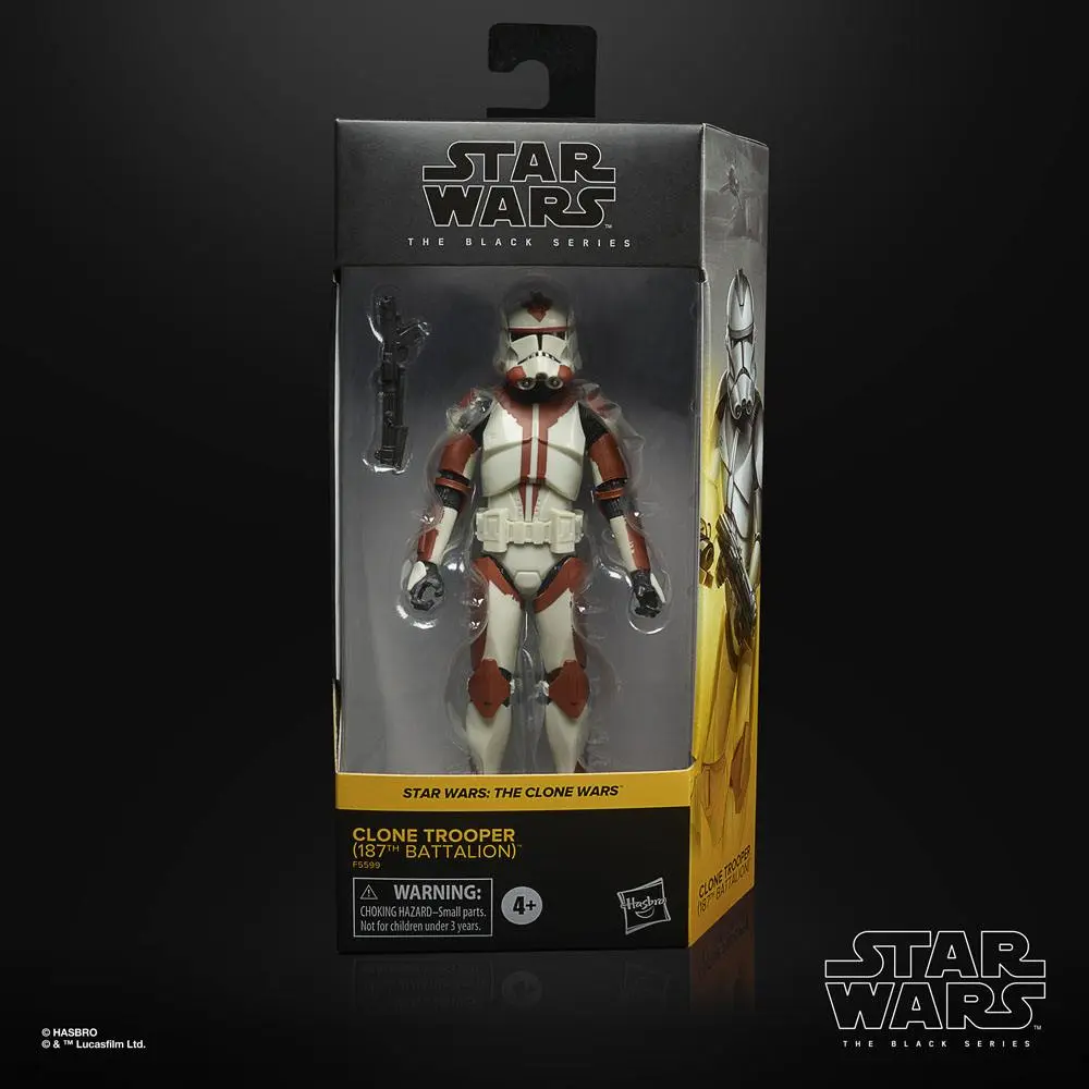 Star Wars: The Clone Wars Black Series Clone Trooper (187th Battalion) akciófigura 15 cm termékfotó