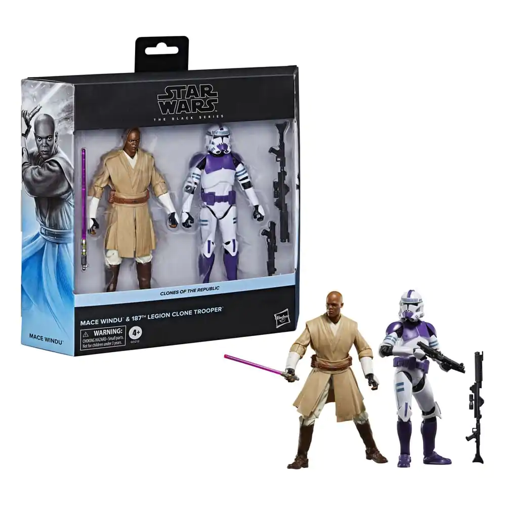 Star Wars: The Clone Wars Black Series Clones of the Republic 2 db-os akciófigura csomag 15 cm termékfotó