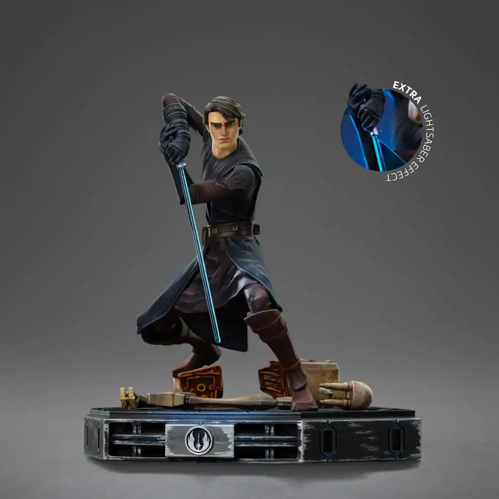 Star Wars: The Clone Wars Deluxe Art Scale 1/10 Anakin Skywalker szobor figura 19 cm termékfotó