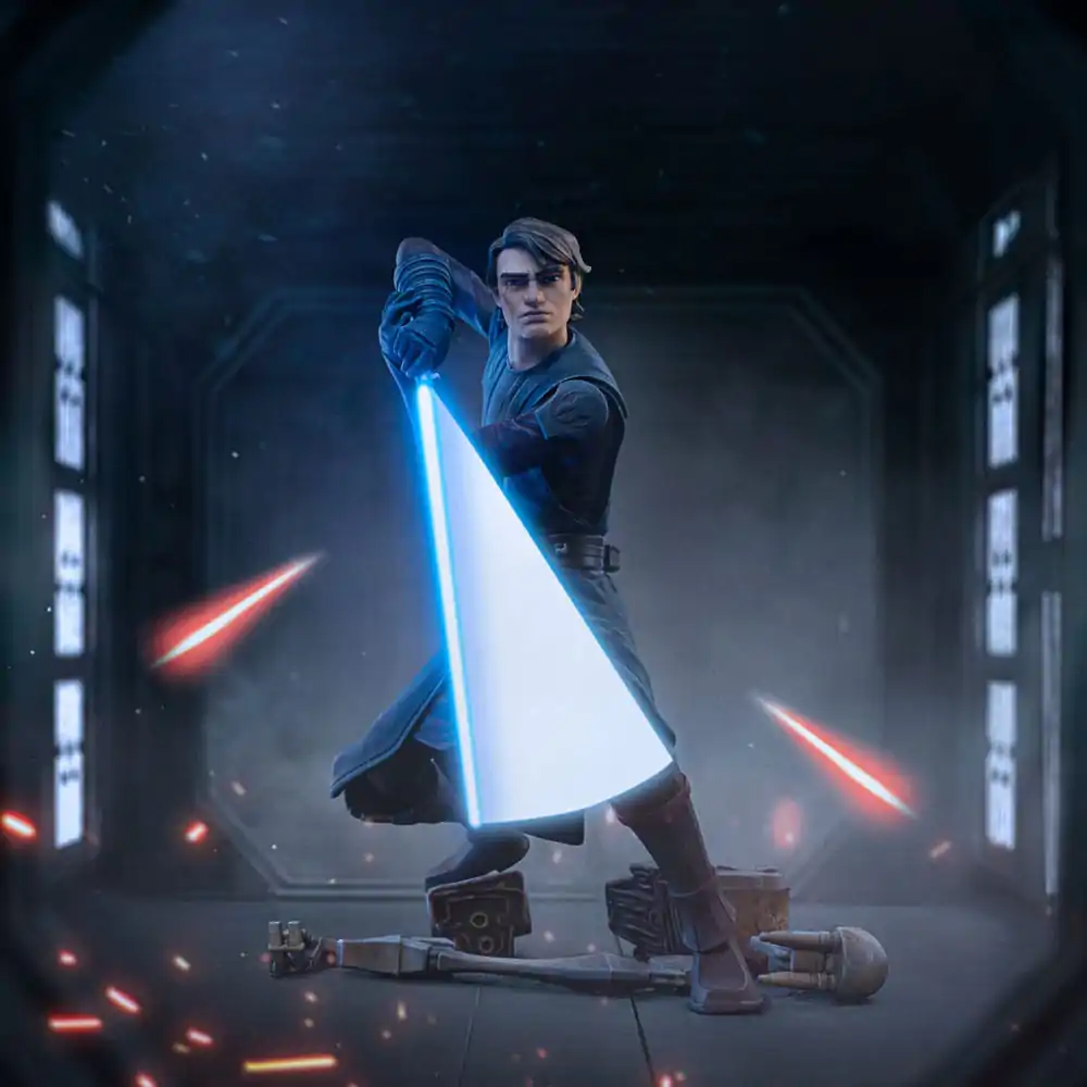 Star Wars: The Clone Wars Deluxe Art Scale 1/10 Anakin Skywalker szobor figura 19 cm termékfotó