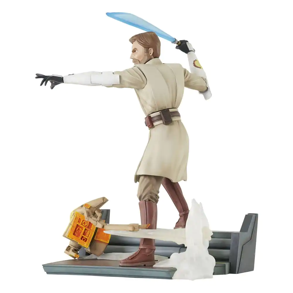 Star Wars: The Clone Wars Deluxe Gallery General Obi-Wan Kenobi PVC szobor figura 23 cm termékfotó