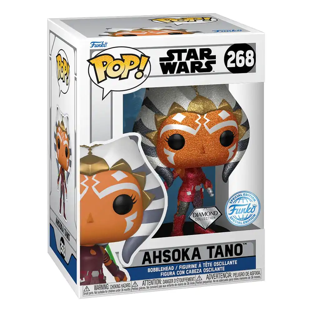 Star Wars: The Clone Wars Funko POP! Vinyl figura Ahsoka (DGLT) Exkluzív 9 cm termékfotó