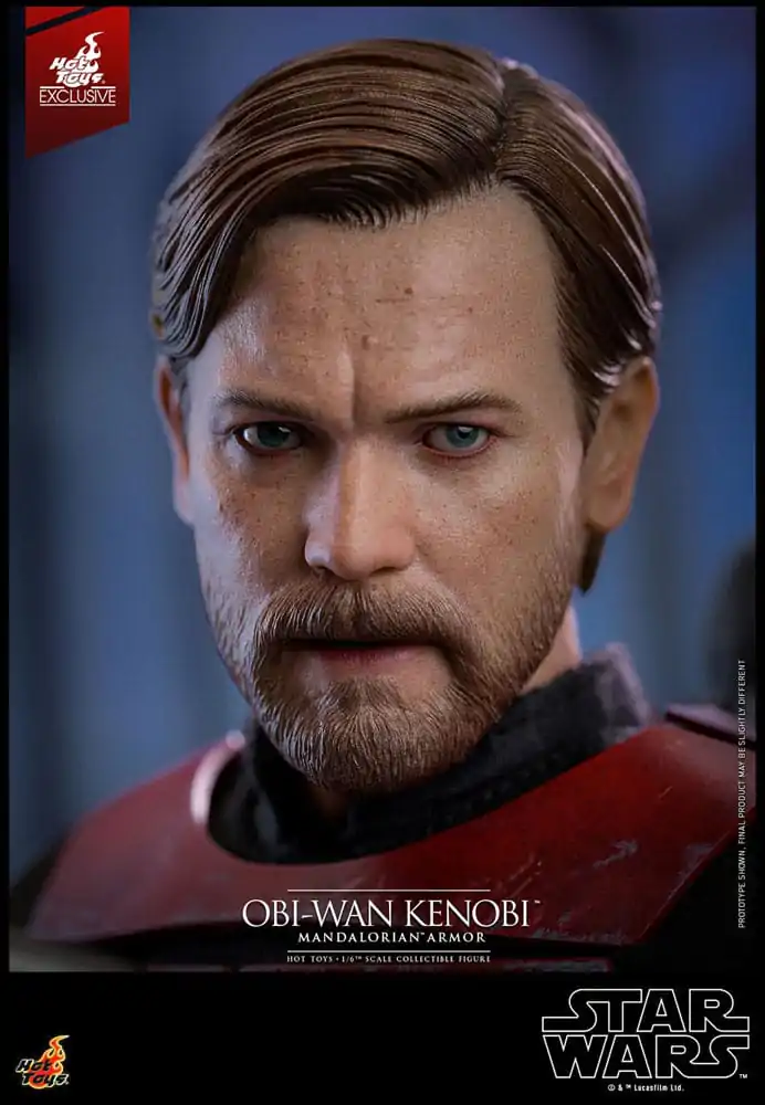 Star Wars: The Clone Wars Movie Masterpiece 1/6 Obi-Wan (Mandalorian Armor) Hot Toys Exkluzív akciófigura 31 cm termékfotó