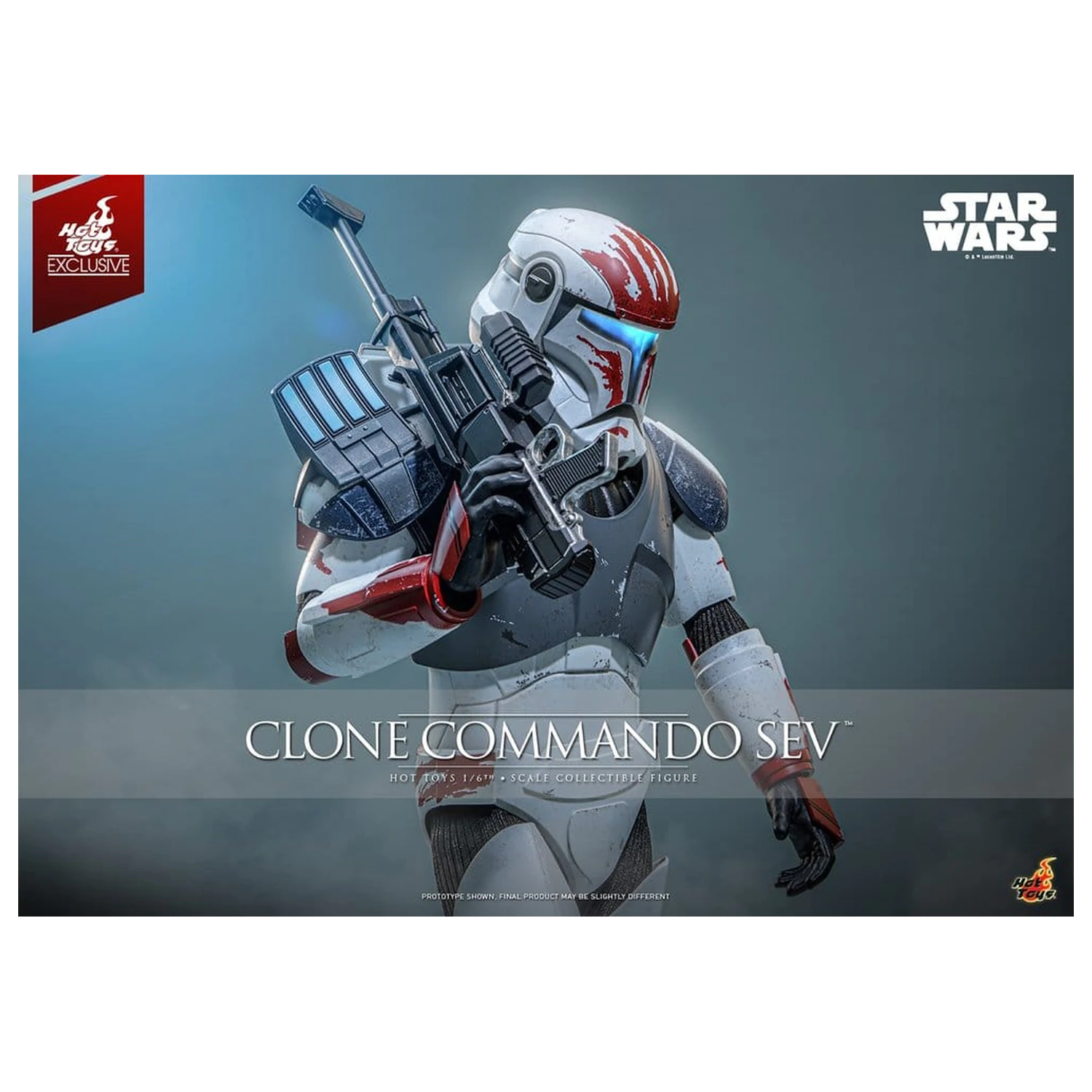 Star Wars: The Clone Wars Television Masterpiece akciófigura 1/6 Clone Commando Sev 30 cm termékfotó