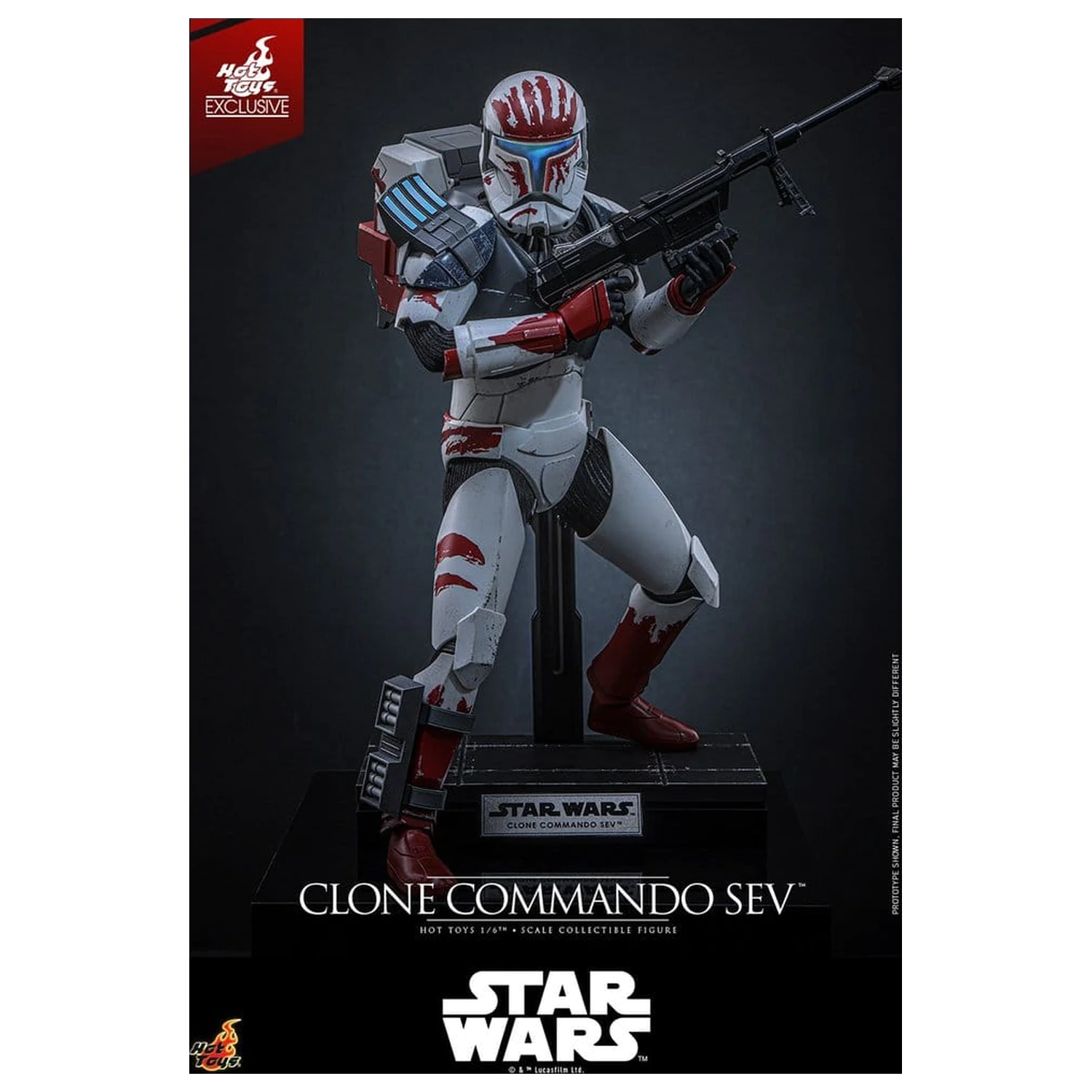 Star Wars: The Clone Wars Television Masterpiece akciófigura 1/6 Clone Commando Sev 30 cm termékfotó
