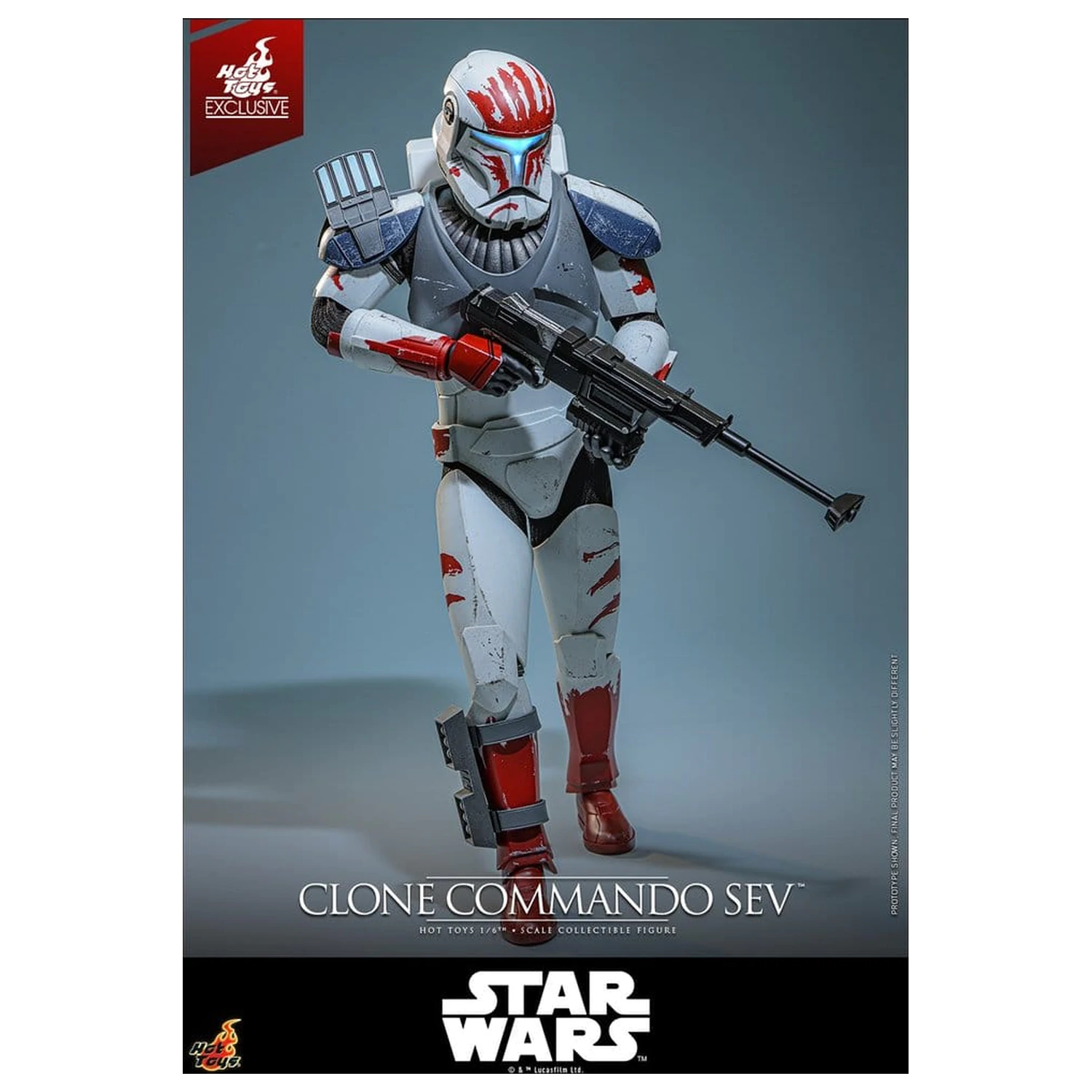 Star Wars: The Clone Wars Television Masterpiece akciófigura 1/6 Clone Commando Sev 30 cm termékfotó