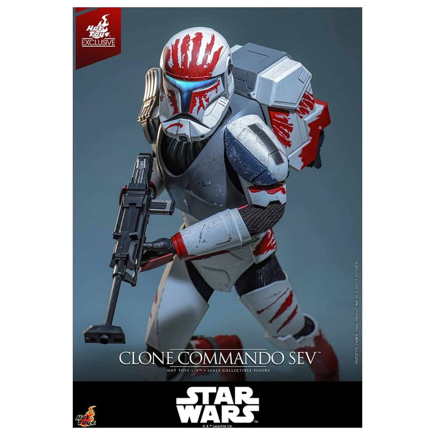 Star Wars: The Clone Wars Television Masterpiece akciófigura 1/6 Clone Commando Sev 30 cm termékfotó