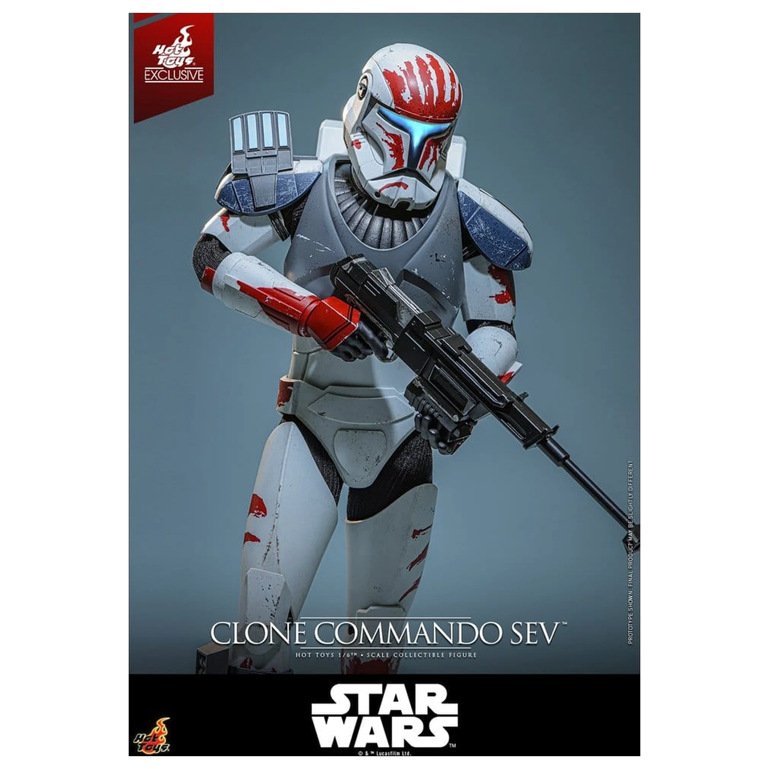 Star Wars: The Clone Wars Television Masterpiece akciófigura 1/6 Clone Commando Sev 30 cm termékfotó