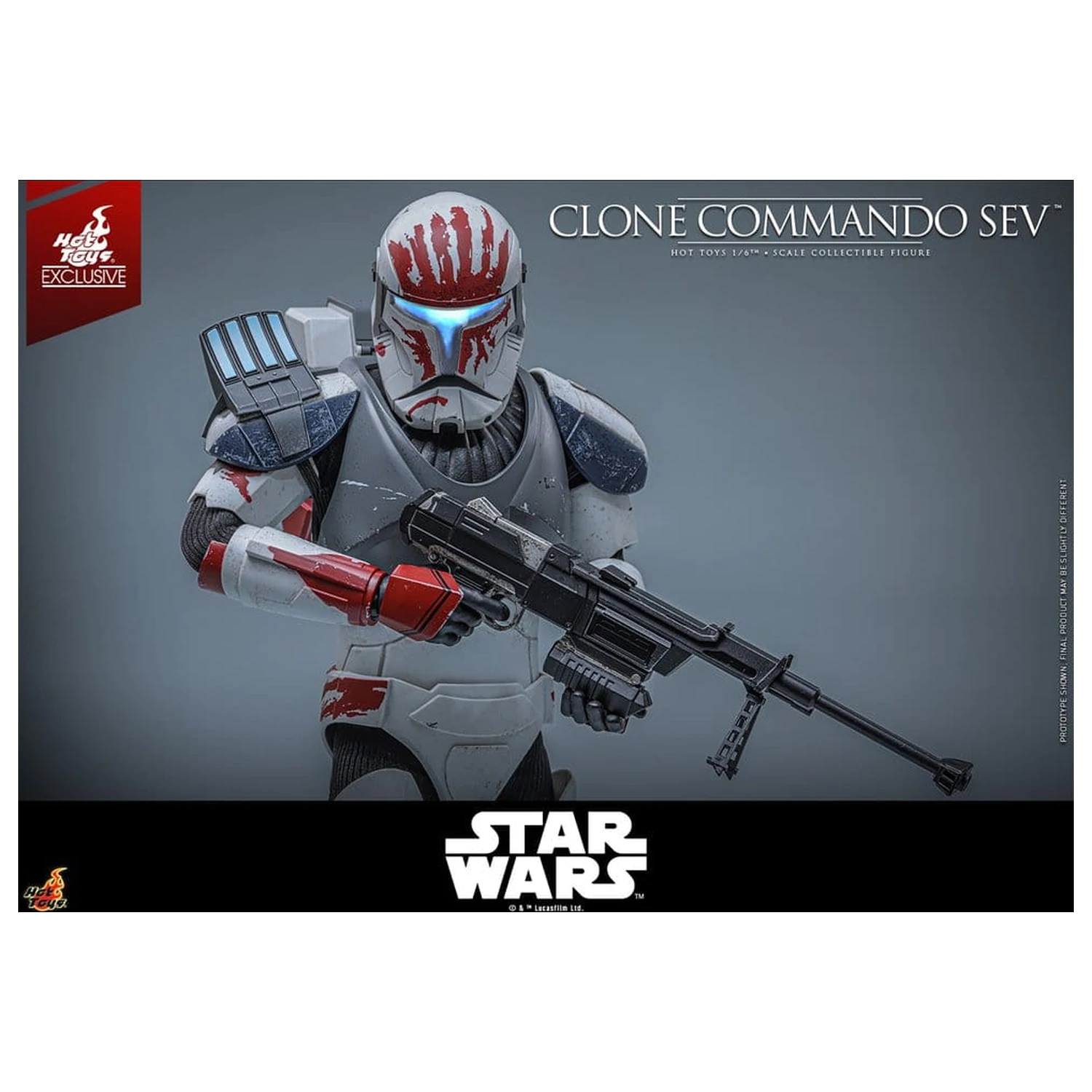 Star Wars: The Clone Wars Television Masterpiece akciófigura 1/6 Clone Commando Sev 30 cm termékfotó