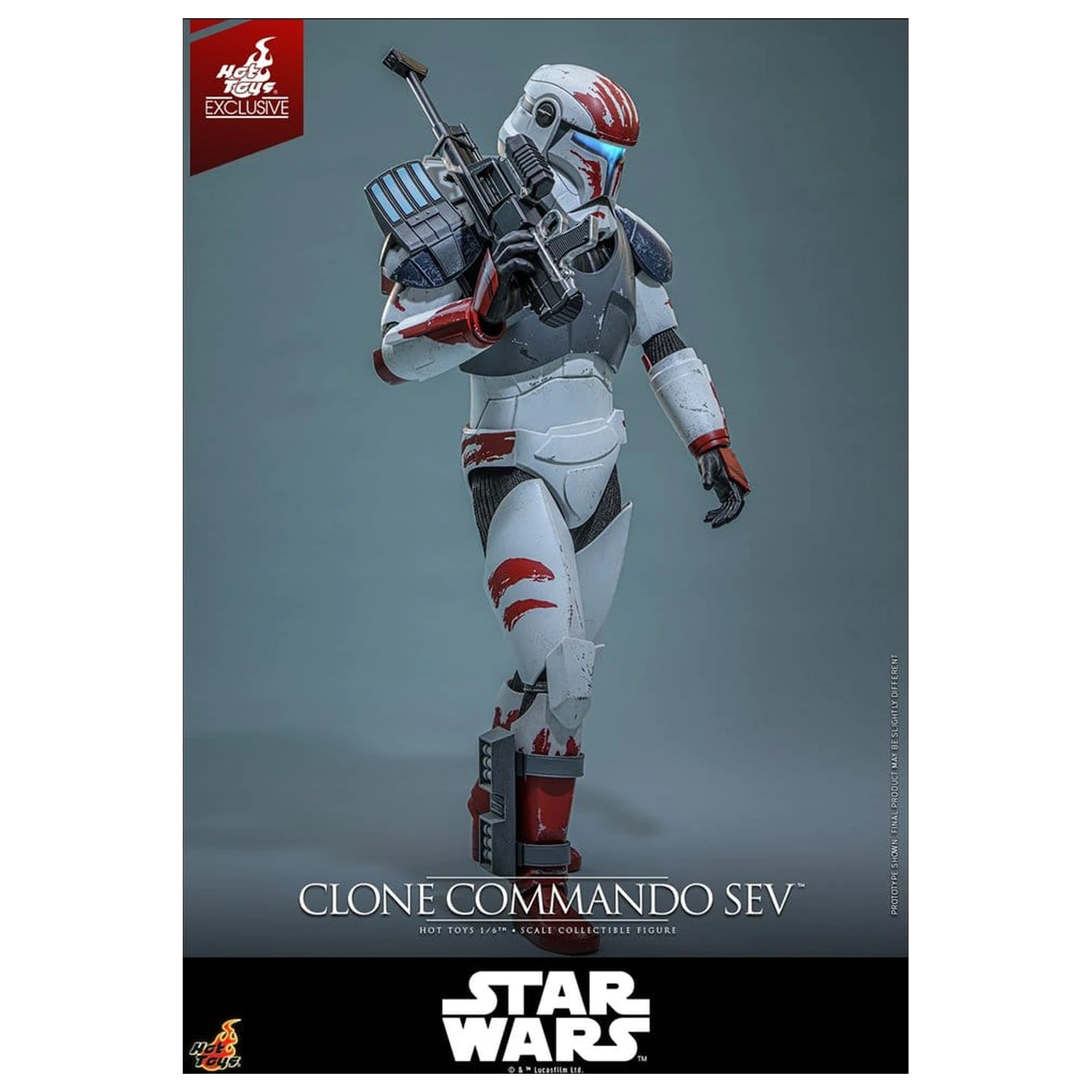Star Wars: The Clone Wars Television Masterpiece akciófigura 1/6 Clone Commando Sev 30 cm termékfotó