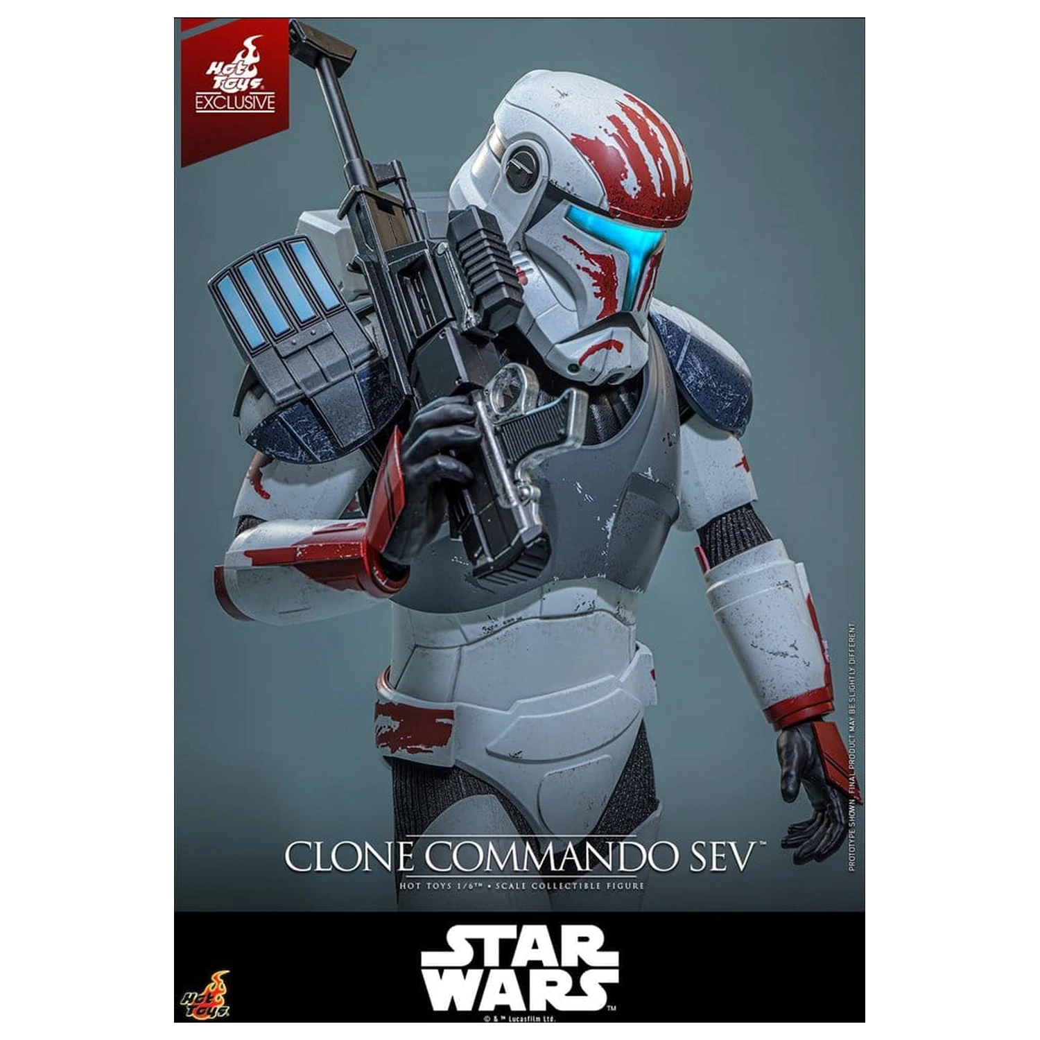 Star Wars: The Clone Wars Television Masterpiece akciófigura 1/6 Clone Commando Sev 30 cm termékfotó