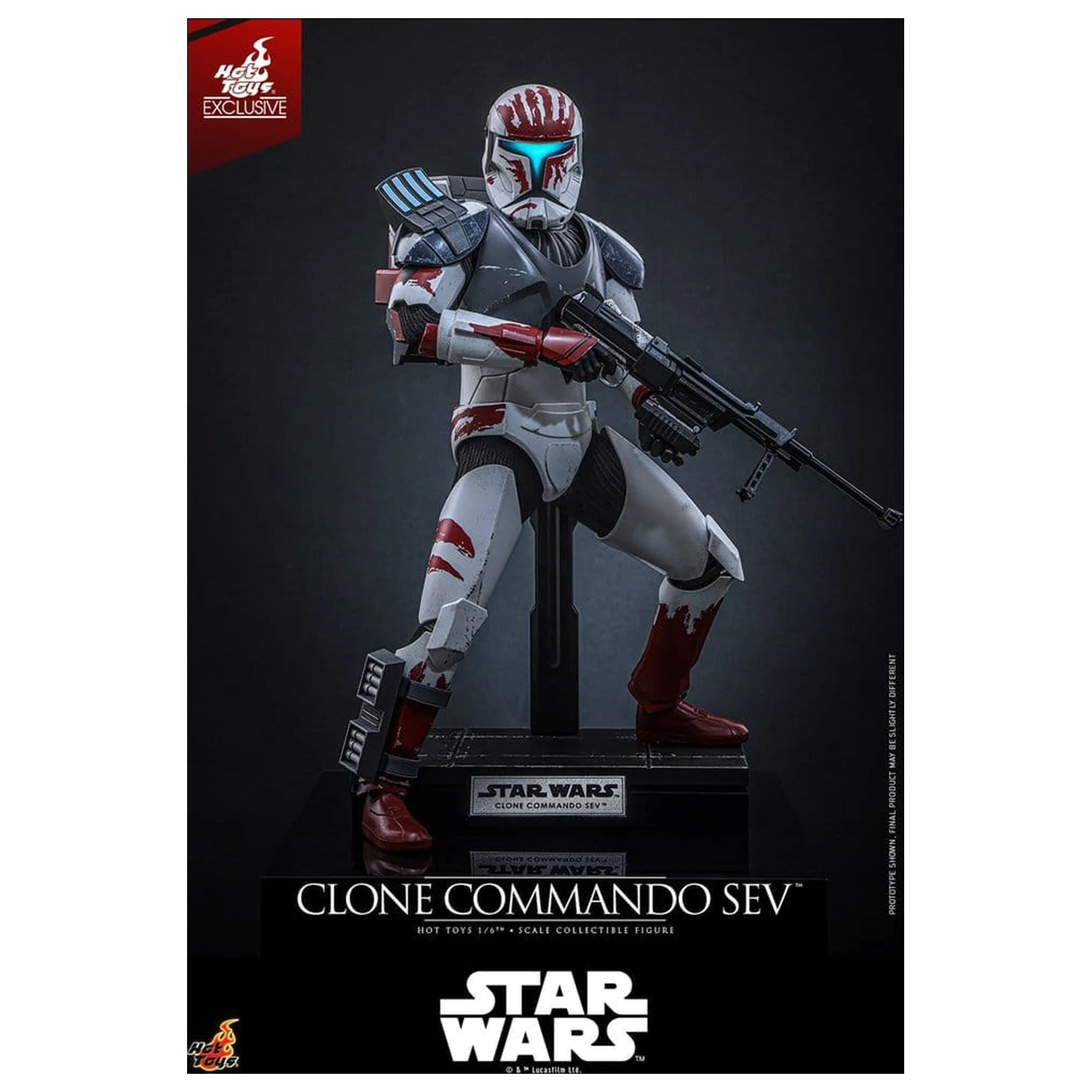 Star Wars: The Clone Wars Television Masterpiece akciófigura 1/6 Clone Commando Sev 30 cm termékfotó