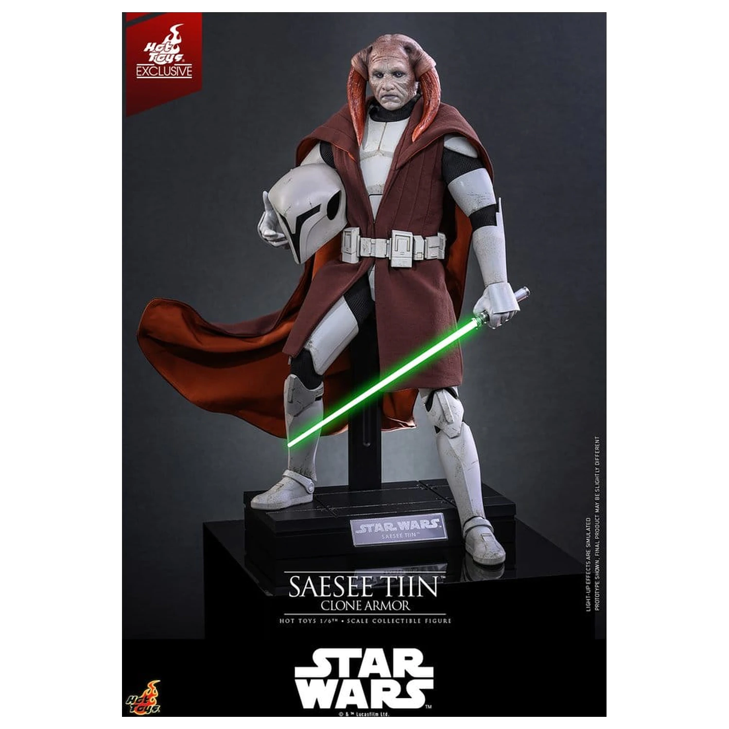 Star Wars: The Clone Wars Television Masterpiece akciófigura 1/6 Saesee Tiin (Clone Armor) 32 cm termékfotó