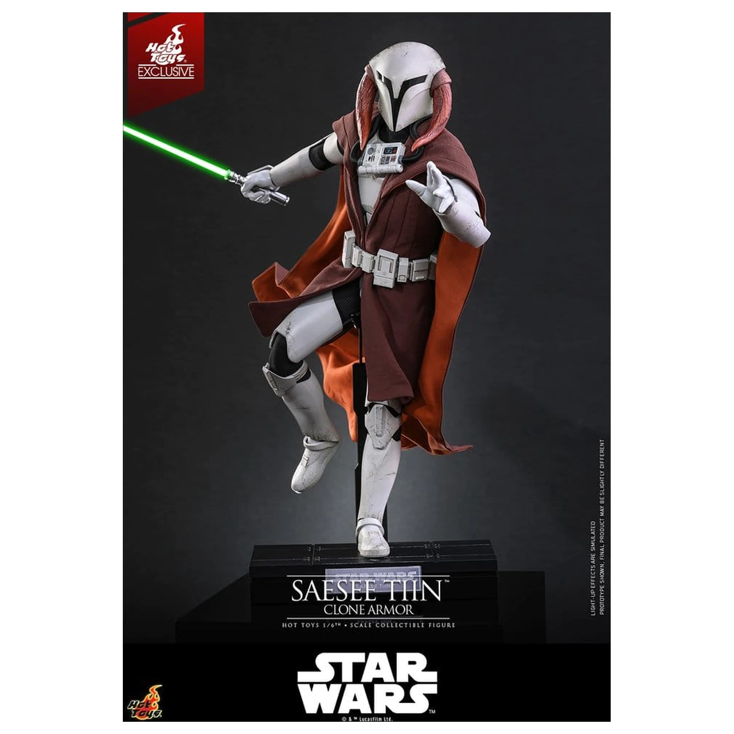 Star Wars: The Clone Wars Television Masterpiece akciófigura 1/6 Saesee Tiin (Clone Armor) 32 cm termékfotó