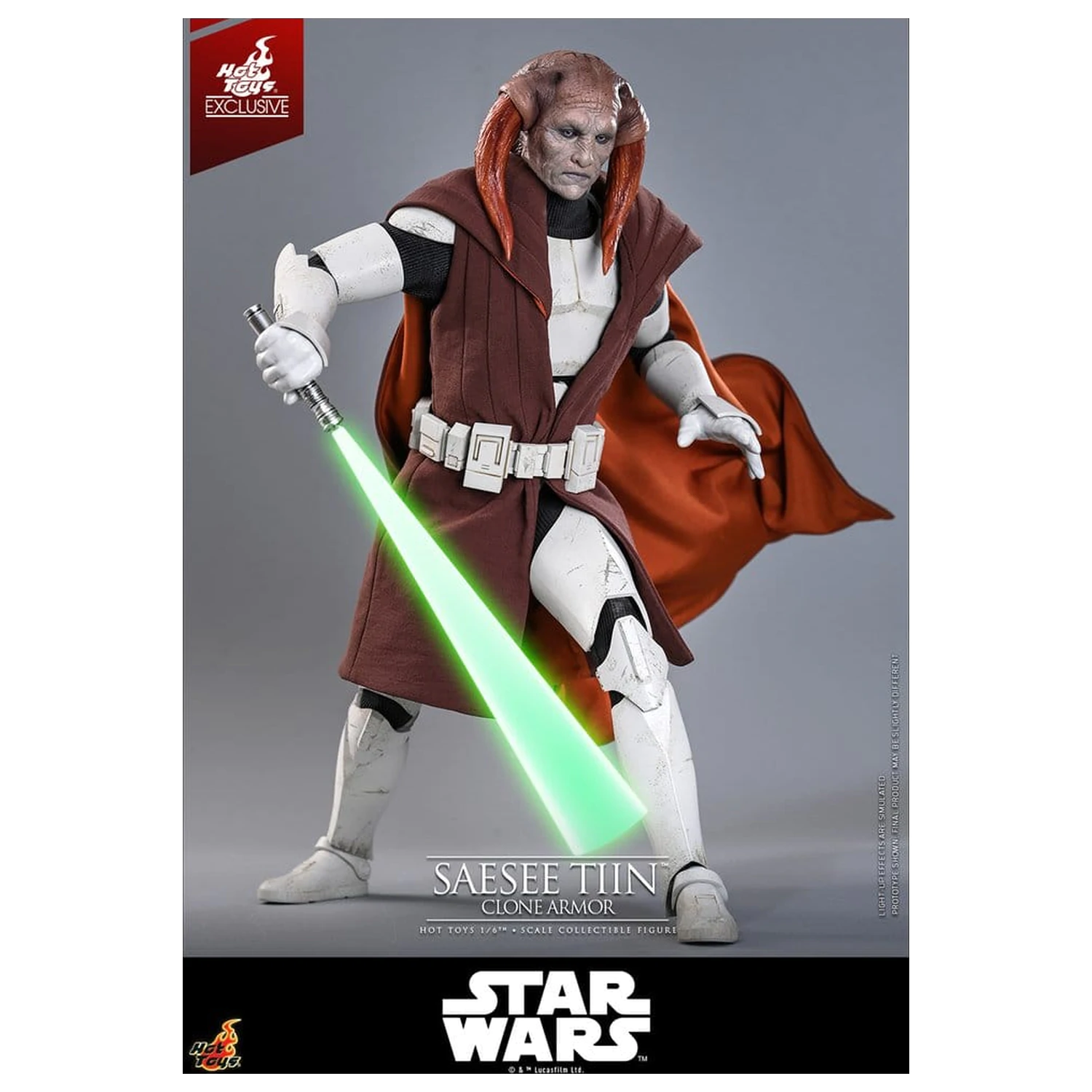 Star Wars: The Clone Wars Television Masterpiece akciófigura 1/6 Saesee Tiin (Clone Armor) 32 cm termékfotó