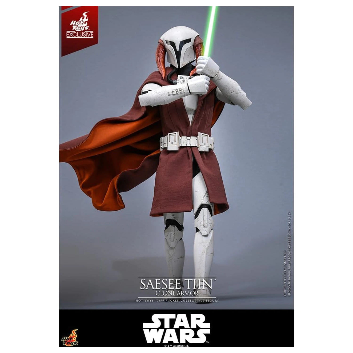 Star Wars: The Clone Wars Television Masterpiece akciófigura 1/6 Saesee Tiin (Clone Armor) 32 cm termékfotó