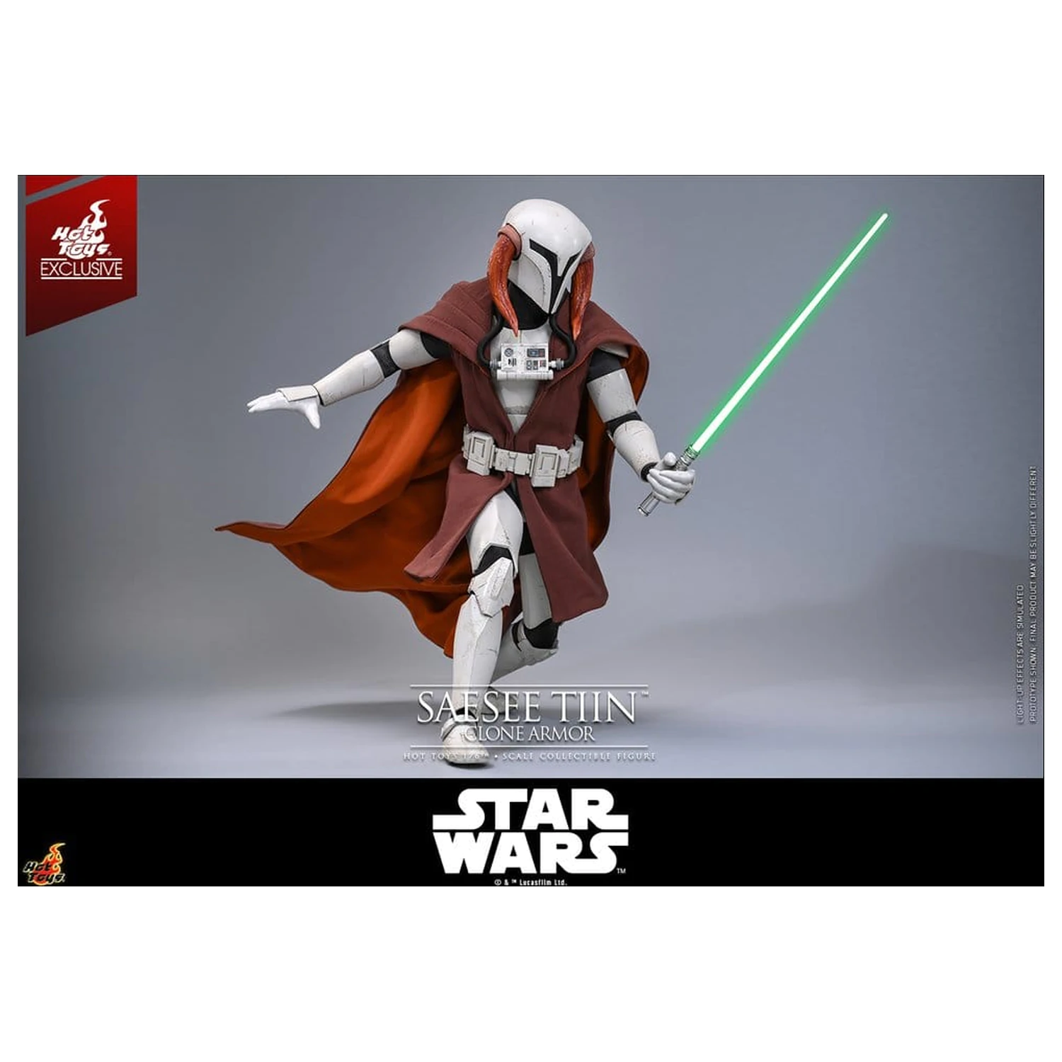 Star Wars: The Clone Wars Television Masterpiece akciófigura 1/6 Saesee Tiin (Clone Armor) 32 cm termékfotó