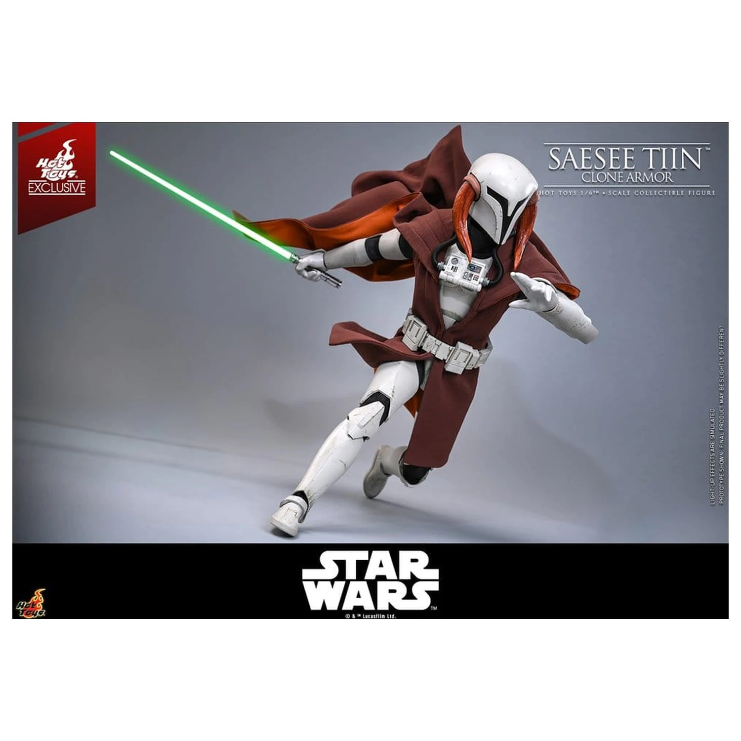 Star Wars: The Clone Wars Television Masterpiece akciófigura 1/6 Saesee Tiin (Clone Armor) 32 cm termékfotó