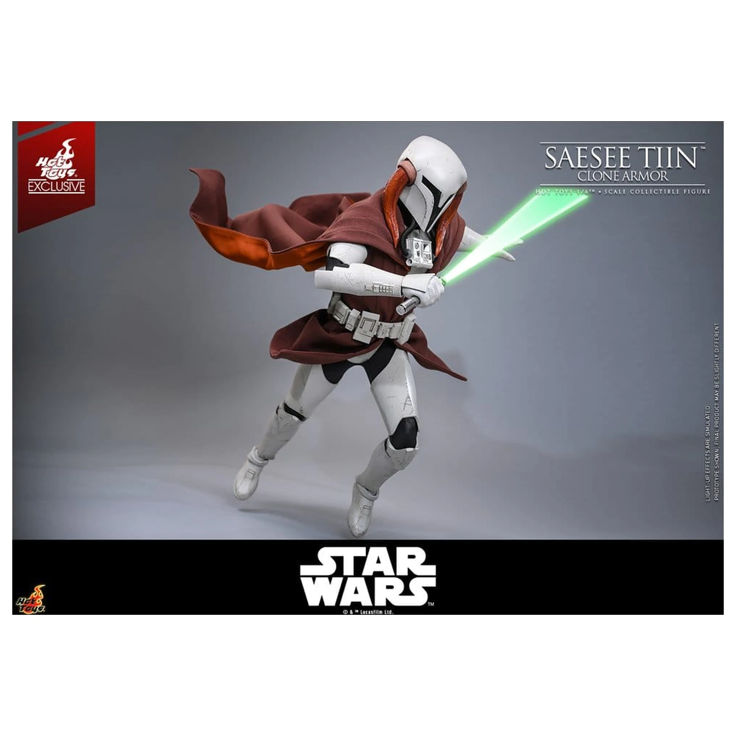 Star Wars: The Clone Wars Television Masterpiece akciófigura 1/6 Saesee Tiin (Clone Armor) 32 cm termékfotó