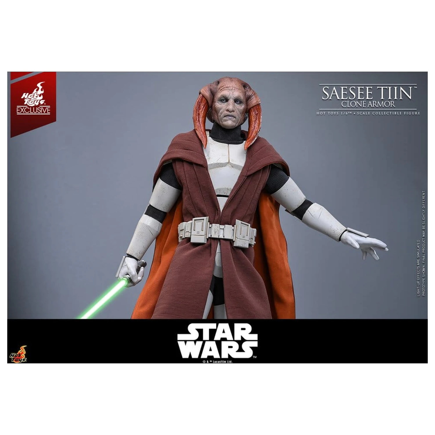 Star Wars: The Clone Wars Television Masterpiece akciófigura 1/6 Saesee Tiin (Clone Armor) 32 cm termékfotó