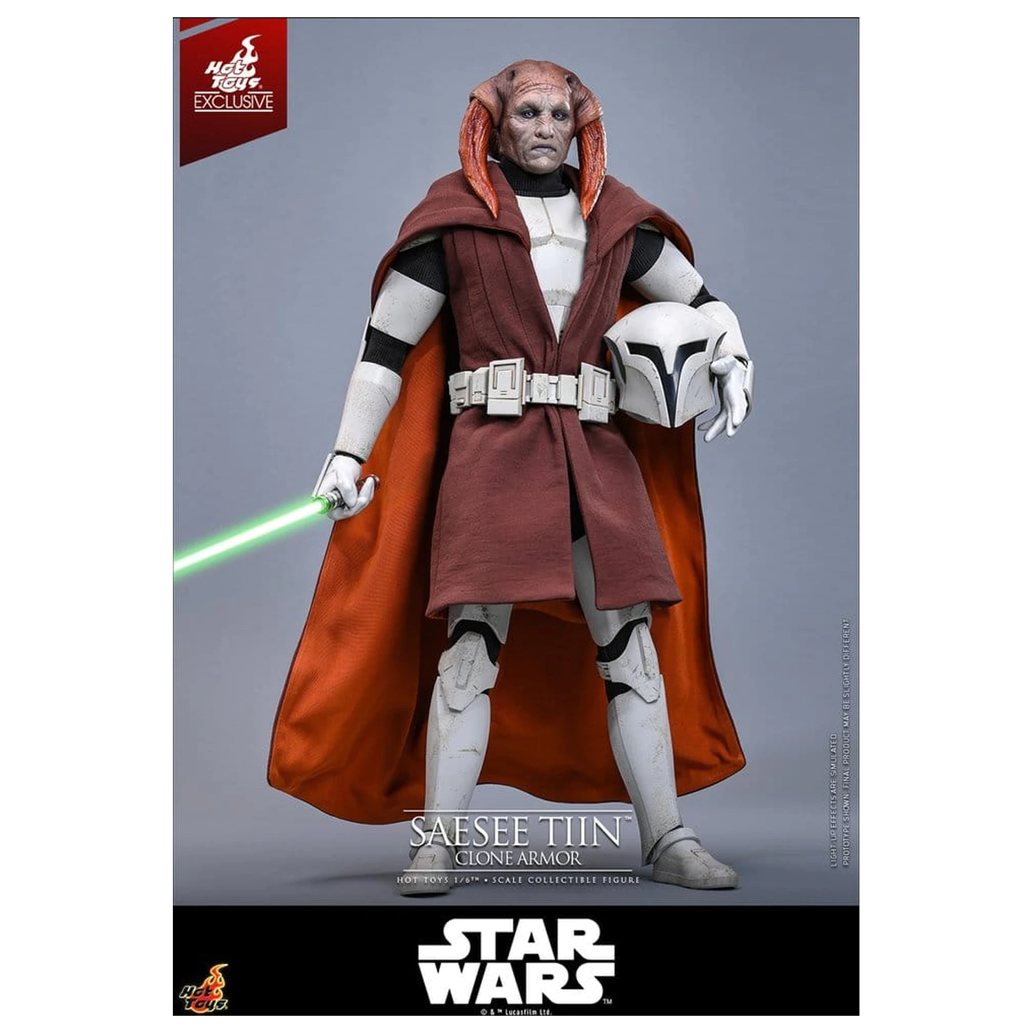 Star Wars: The Clone Wars Television Masterpiece akciófigura 1/6 Saesee Tiin (Clone Armor) 32 cm termékfotó