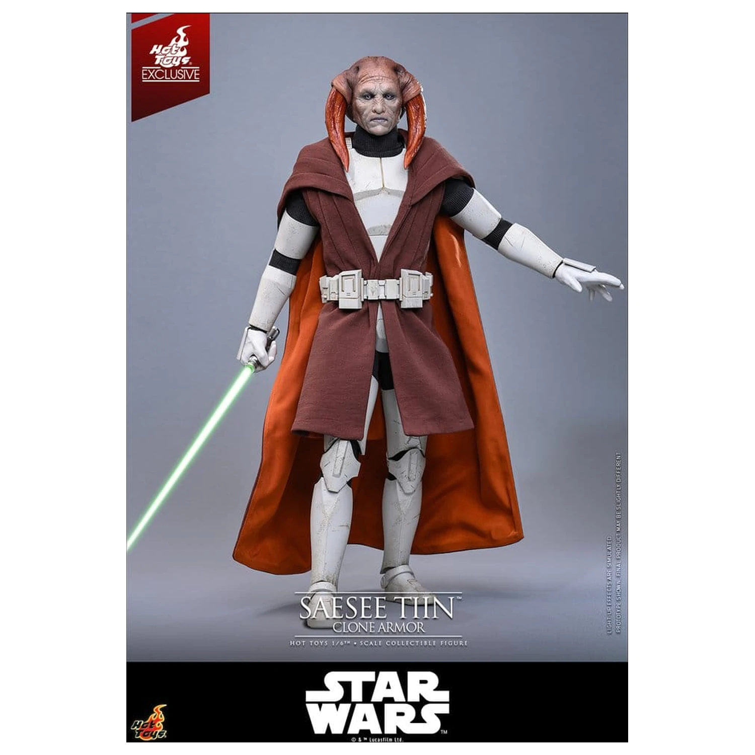 Star Wars: The Clone Wars Television Masterpiece akciófigura 1/6 Saesee Tiin (Clone Armor) 32 cm termékfotó